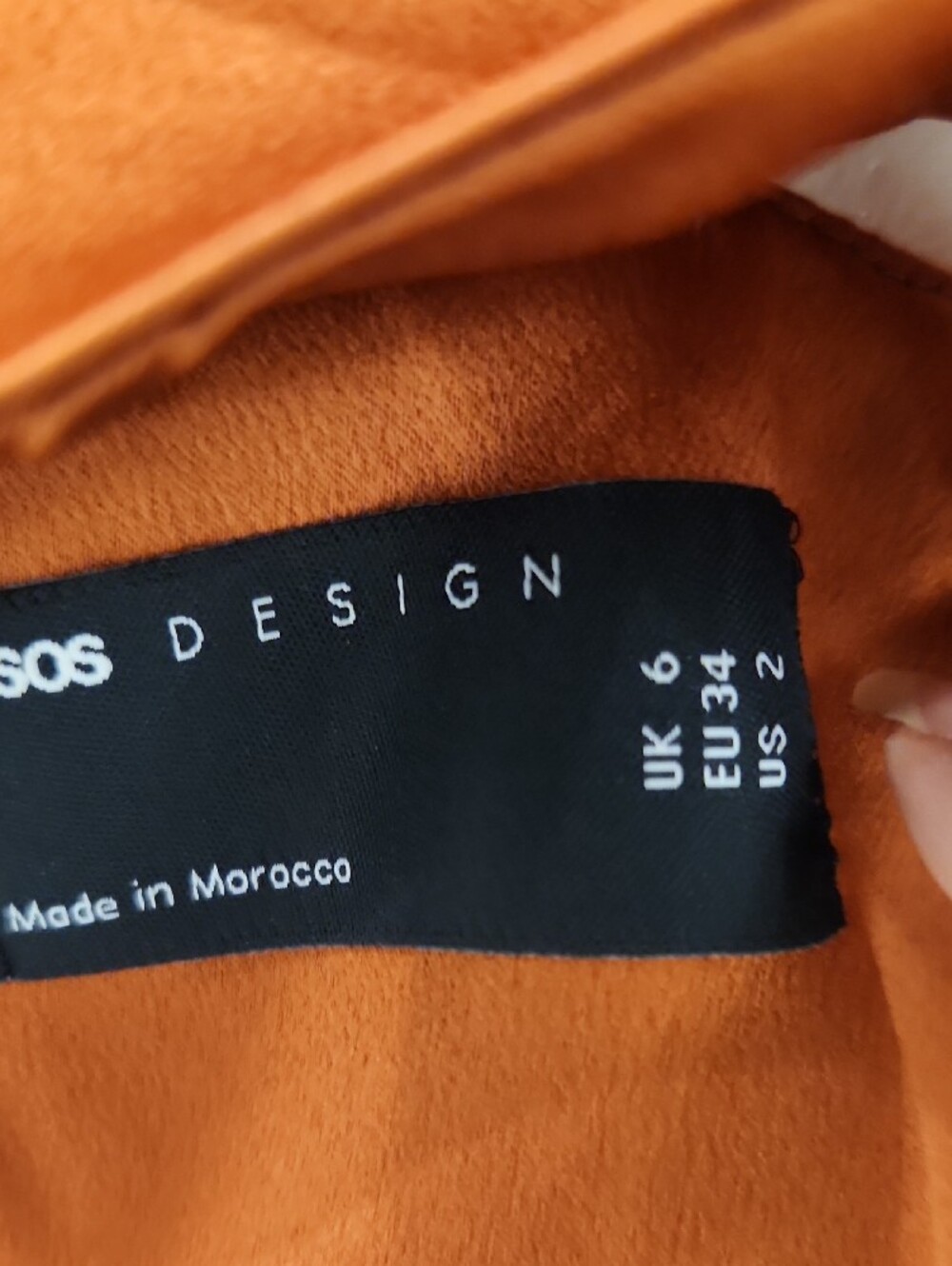 ASOS Rust-Orange Backless Spaghetti-Strap Gown - Picture 2 of 4